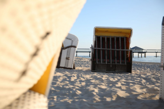 Strandkorb auf Usedom